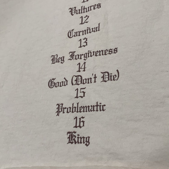 YEEZY VOLUME 1 “VULTURES” Longsleeve - MENS SIZE, SEE MEASUREMENTS - Picture 8 of 16